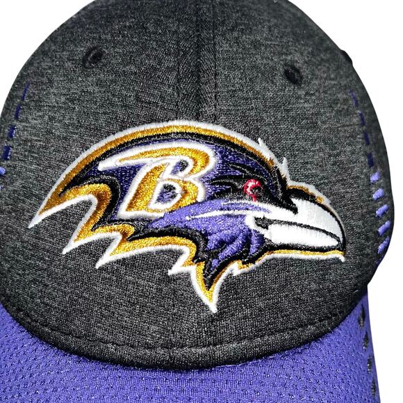 NFL New Era 9Forty Baltimore Ravens Velcro Back Adjustable Baseball Hat - Picture 1 of 5